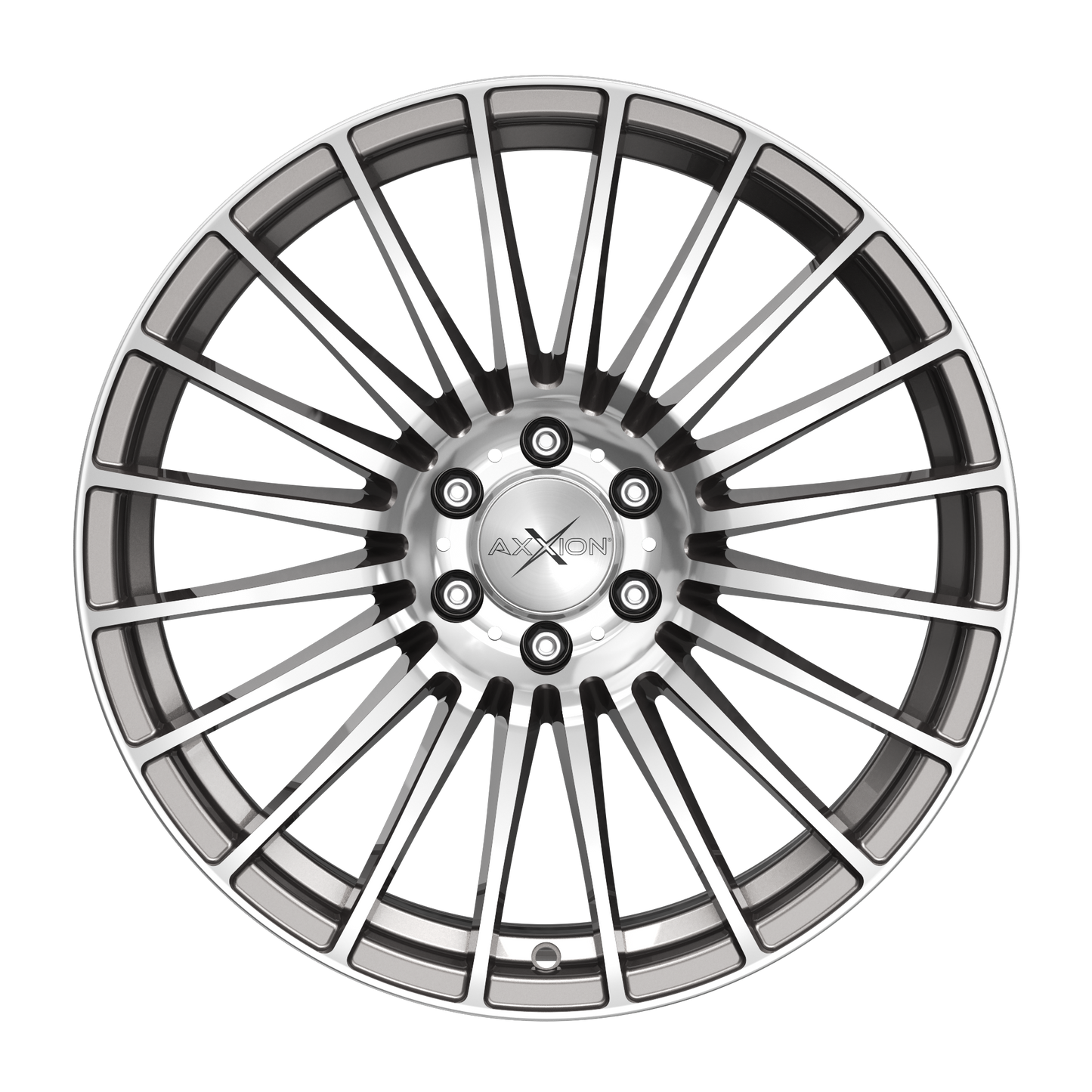 AXXION Felge AX5 Daytona Grau Hochglanzpoliert