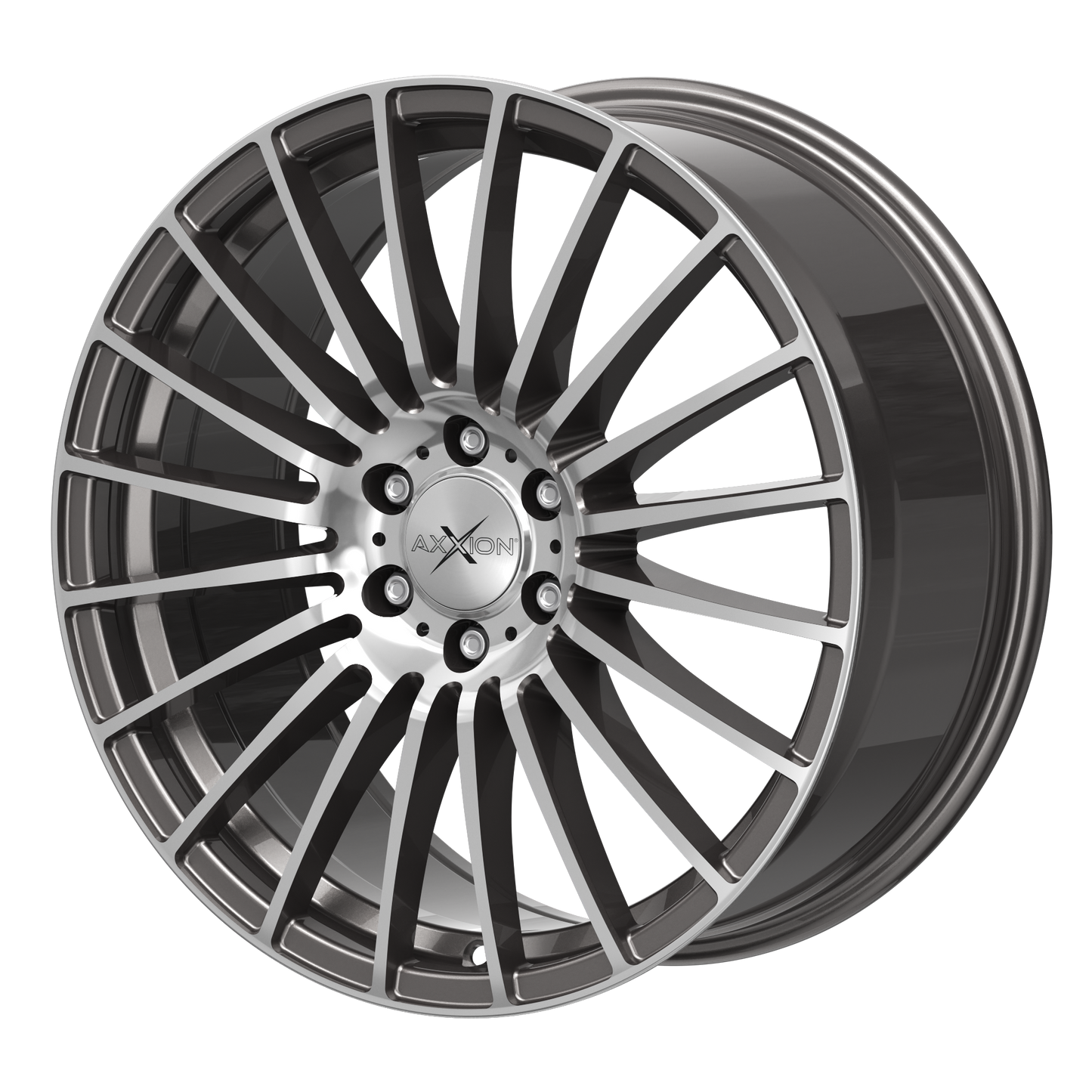 AXXION Felge AX5 Daytona Grau Hochglanzpoliert