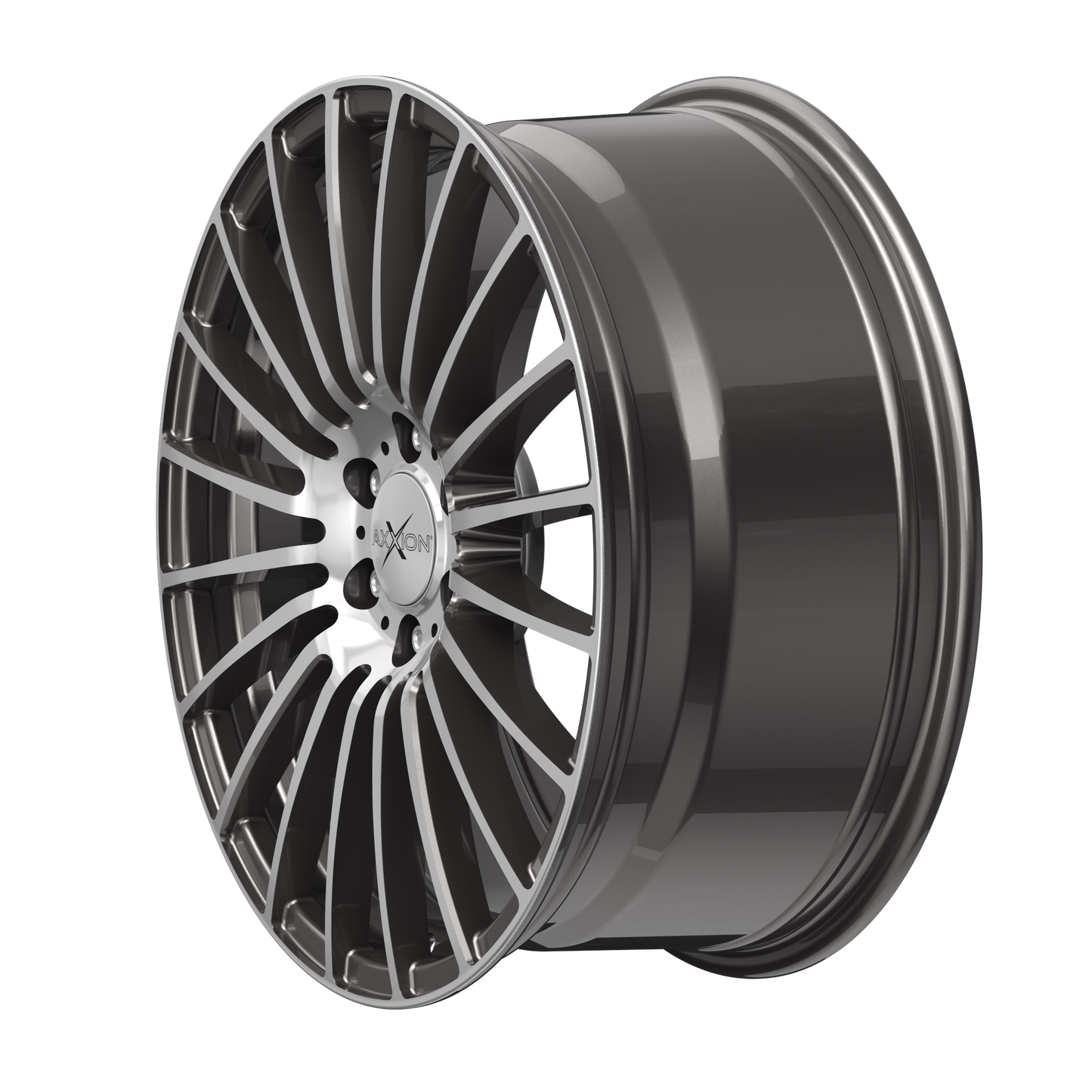 AXXION Felge AX5 Daytona Grau Hochglanzpoliert