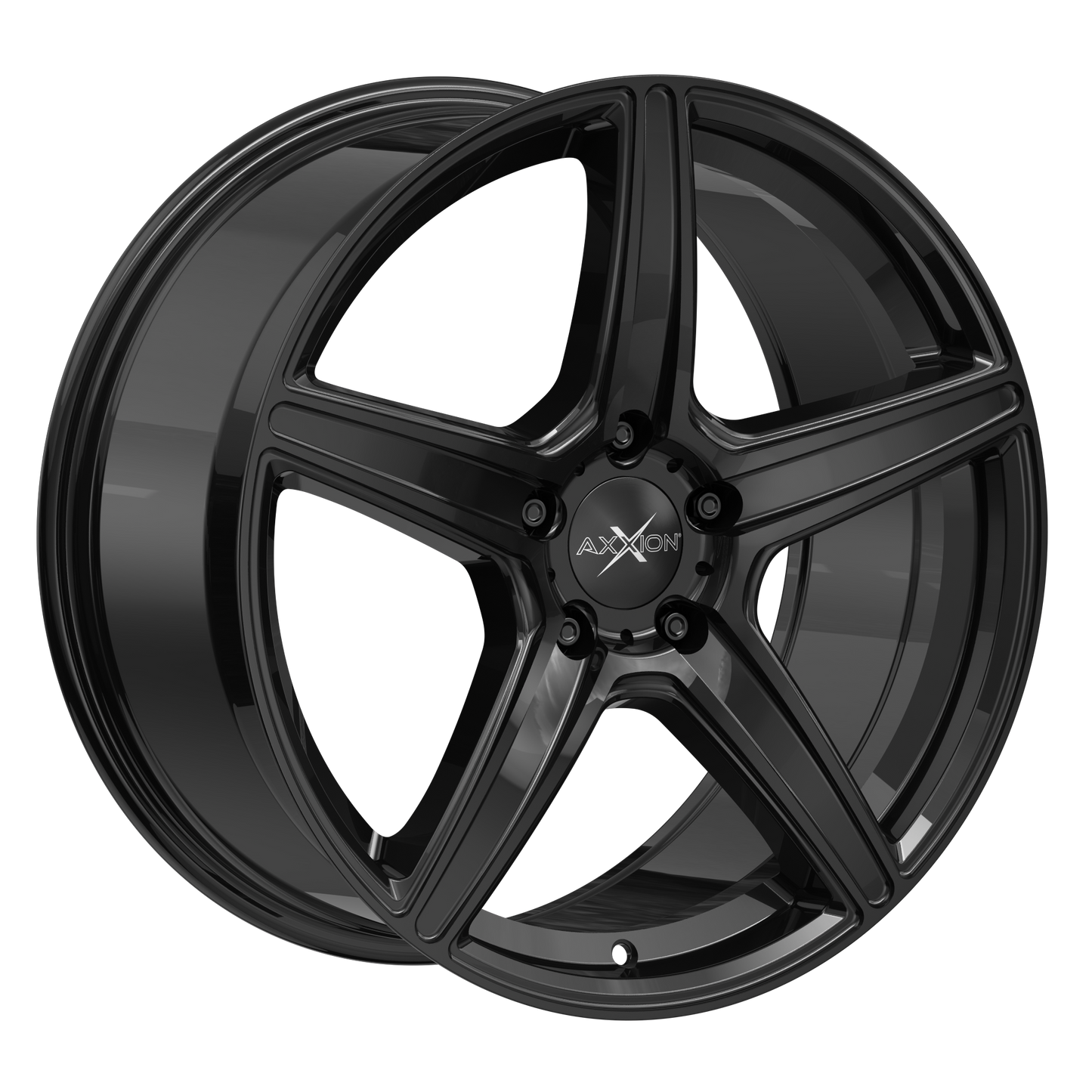 AXXION Felge AX7 Schwarz glänzend lackiert