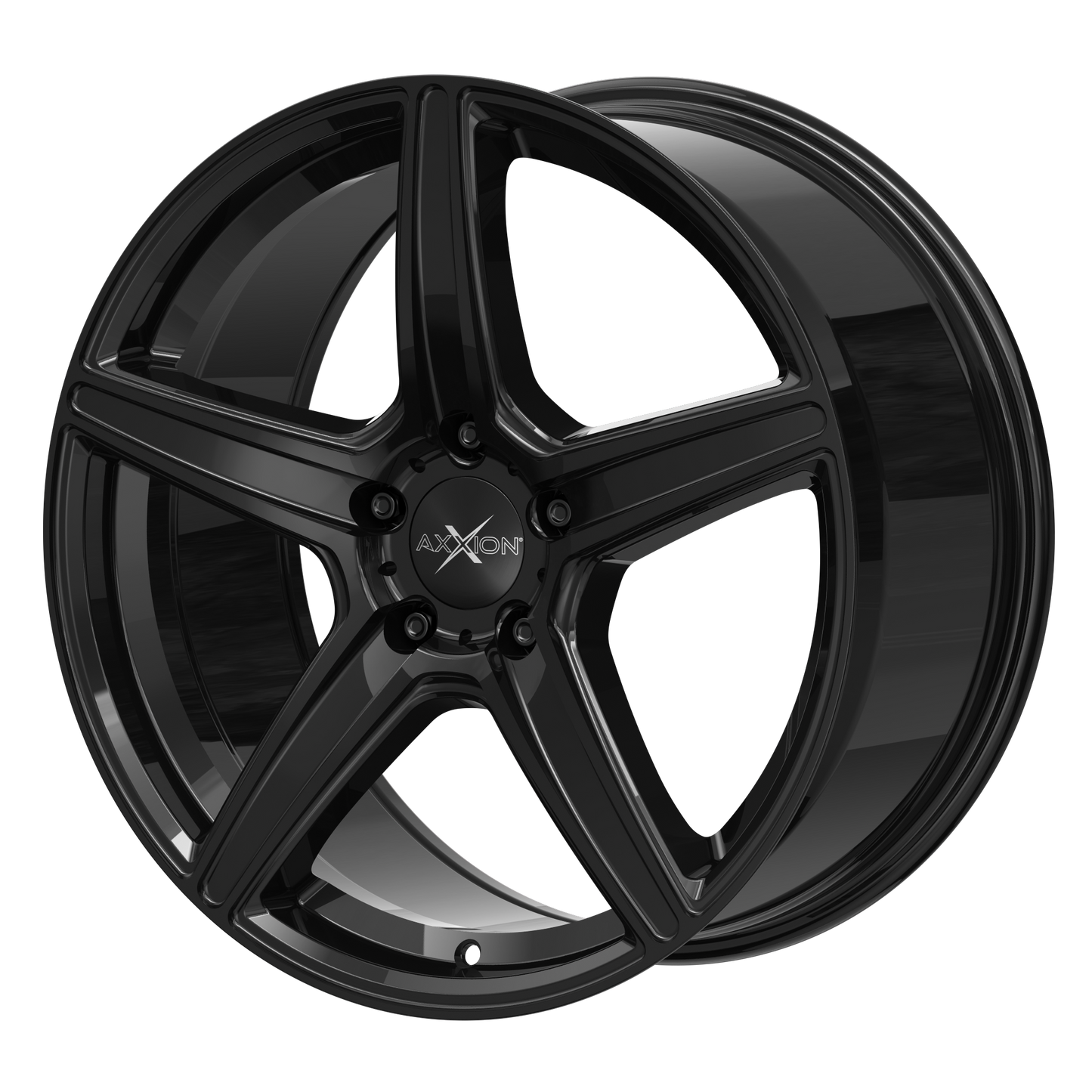 AXXION Felge AX7 Schwarz glänzend lackiert