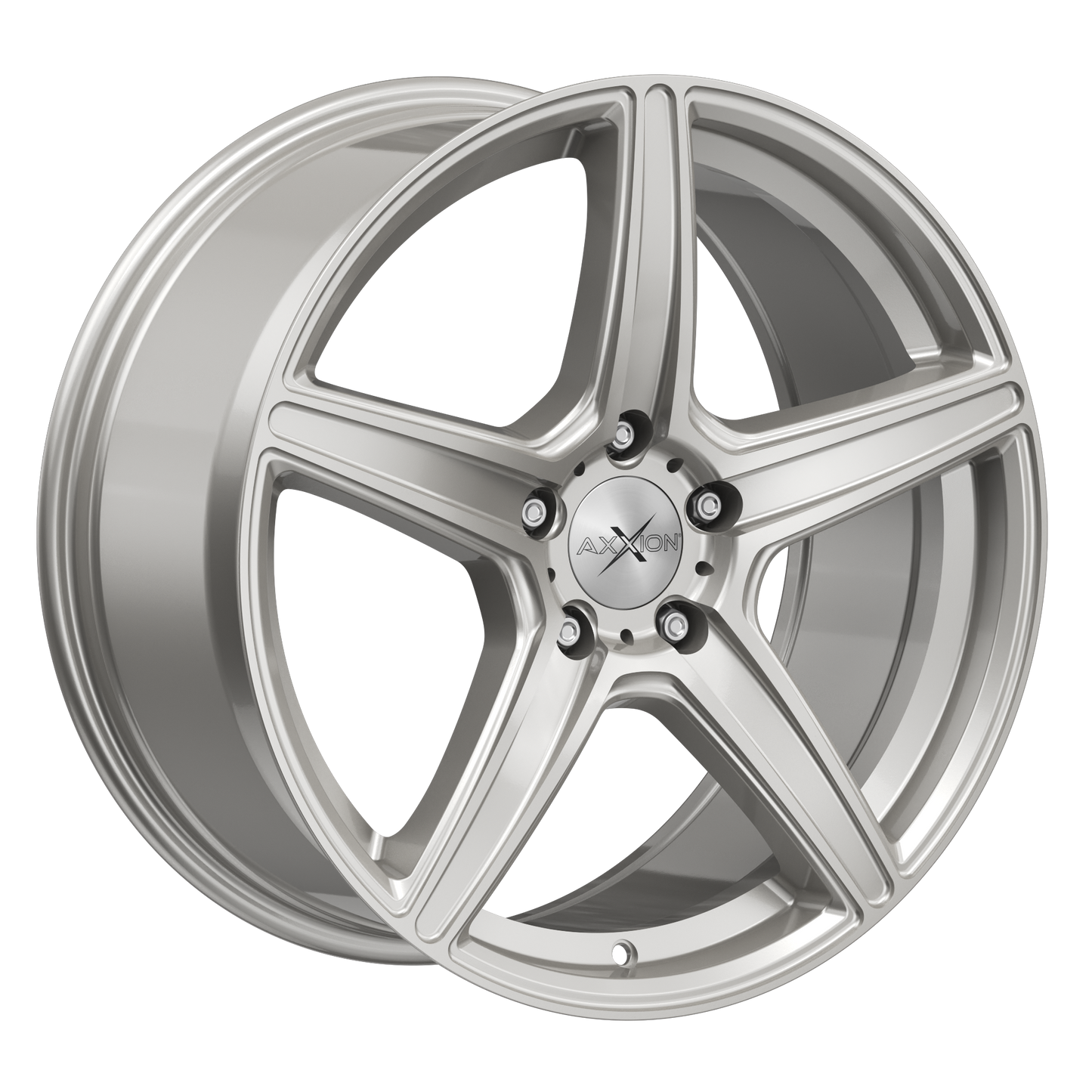 AXXION Felge AX7 Solid Titanium Silber matt lackiert