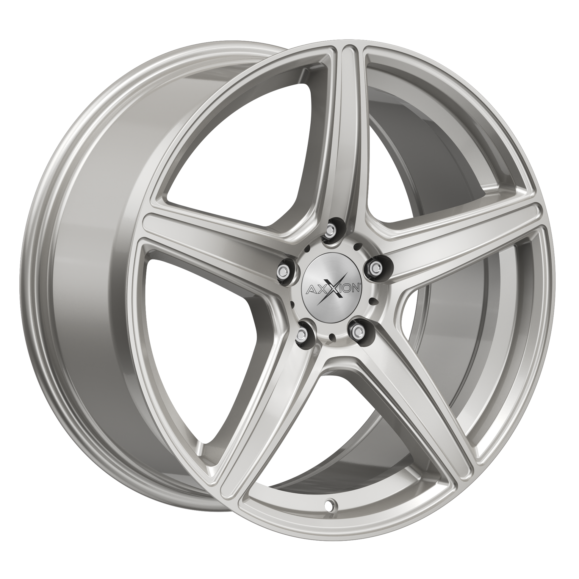 AXXION Felge AX7 Solid Titanium Silber matt lackiert