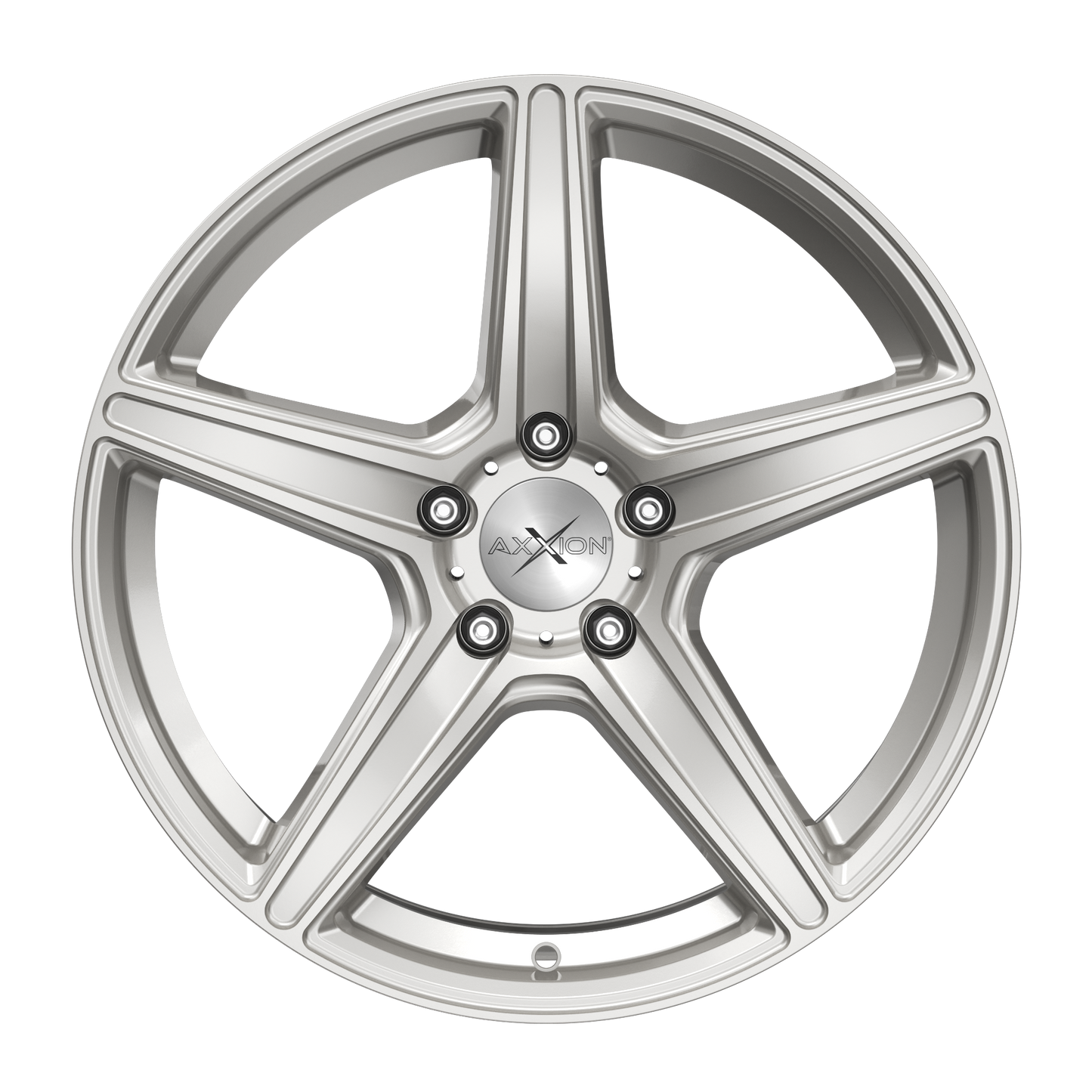 AXXION Felge AX7 Solid Titanium Silber matt lackiert