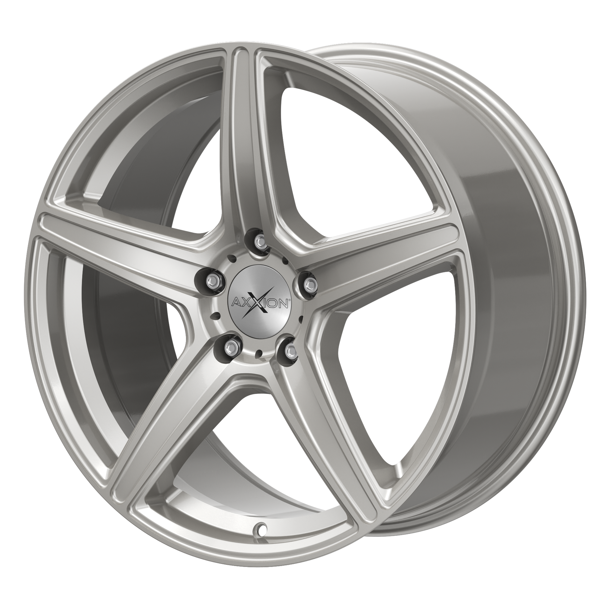 AXXION Felge AX7 Solid Titanium Silber matt lackiert