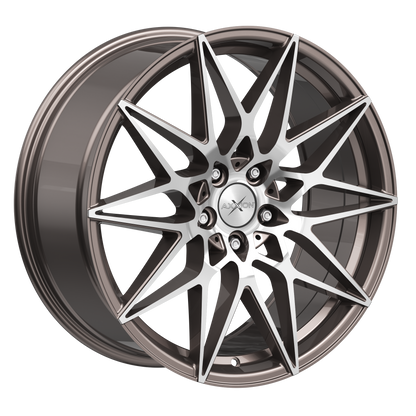 AXXION Felge AX9 Platin Grau Hochglanzpoliert