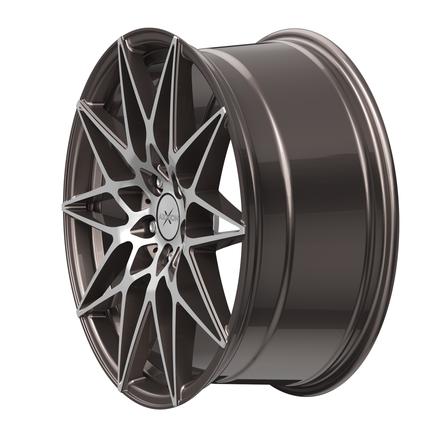 AXXION Felge AX9 Platin Grau Hochglanzpoliert