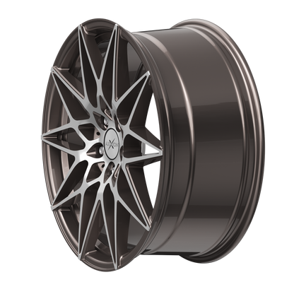 AXXION Felge AX9 Platin Grau Hochglanzpoliert