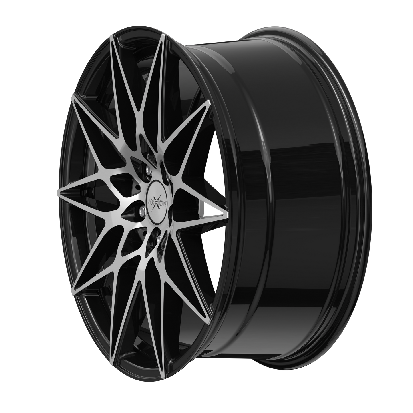AXXION Felge AX9 Schwarz Hochglanzpoliert