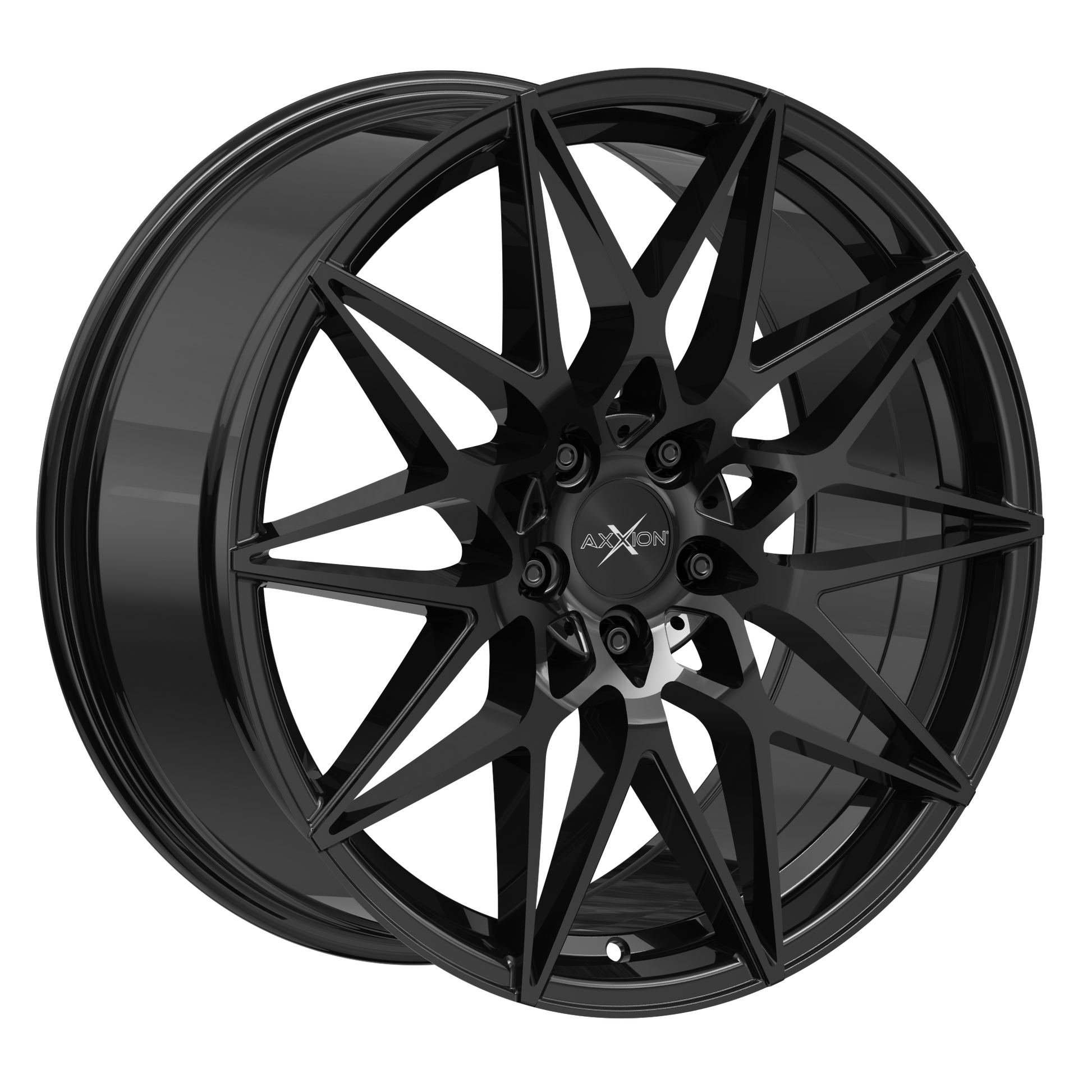 AXXION Felge AX9 Schwarz glänzend lackiert