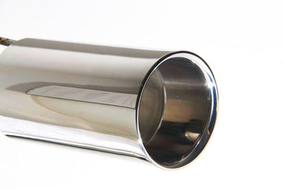 Endrohr 100mm rund mit breiter Kante