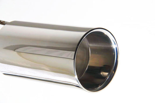 Endrohr 100mm rund mit breiter Kante
