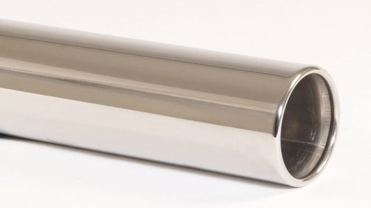 Endrohr 90mm rund gebördelt