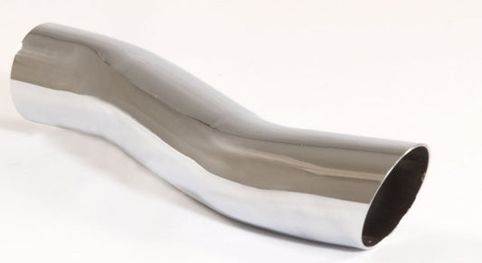 Endrohr 60mm rund scharfkantig S-Form