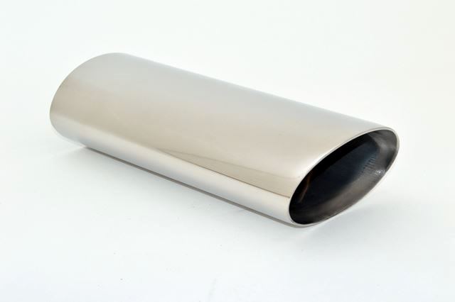 Endrohr 77x124mm oval abgeschrägt breite Kante