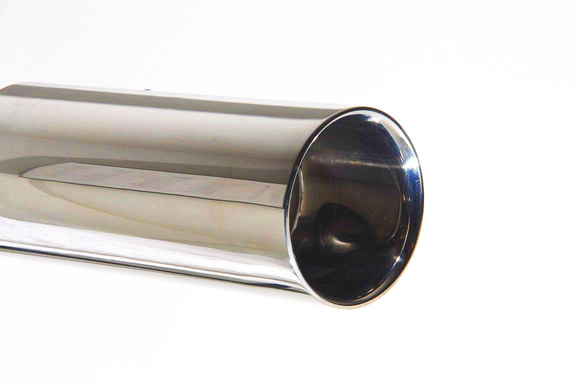 Endrohr 80mm rund mit breiter Kante