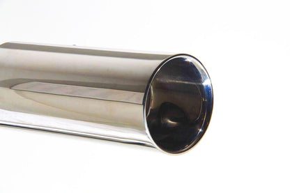 Endrohr 80mm rund mit breiter Kante