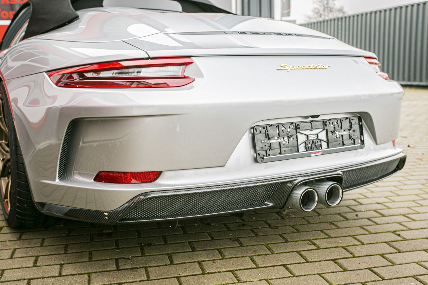 Heckansatz Carbon (Austausch) Porsche 991 Speedster