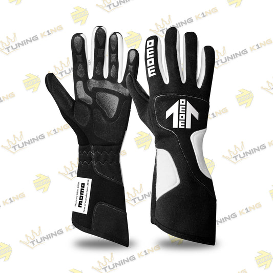 MOMO Rennfahrer- Handschuhe Xtreme Pro Schwarz