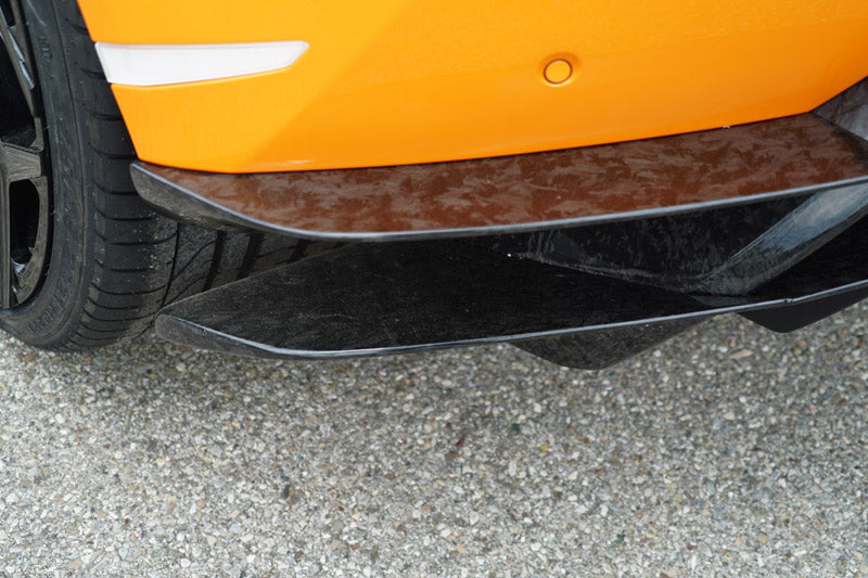 Diffusoraufsatz unten (Satz) in Sichtcarbon FORGED Lamborghini Huracán Performante und Spyder