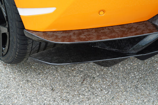Diffusoraufsatz unten (Satz) in Sichtcarbon FORGED Lamborghini Huracán Performante und Spyder