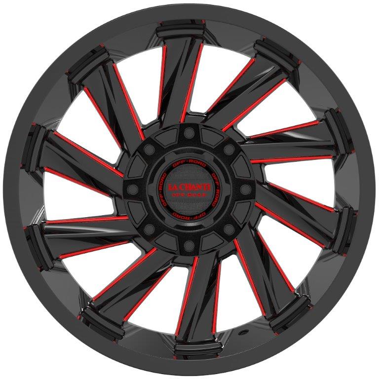 La Chanti LC-OF 10 Gloss Black Red