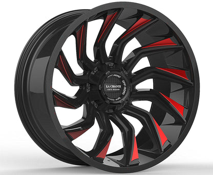 La Chanti LC-OF 12 Gloss Black / RED