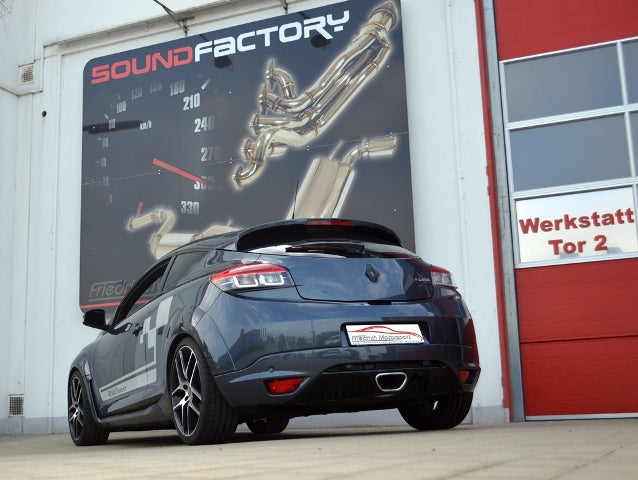 3 Zoll (76mm) Anlage mittig Renault Megane III (Typ Z) RS / Trophy