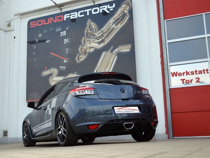 3 Zoll (76mm) Anlage mittig Renault Megane III (Typ Z) RS / Trophy