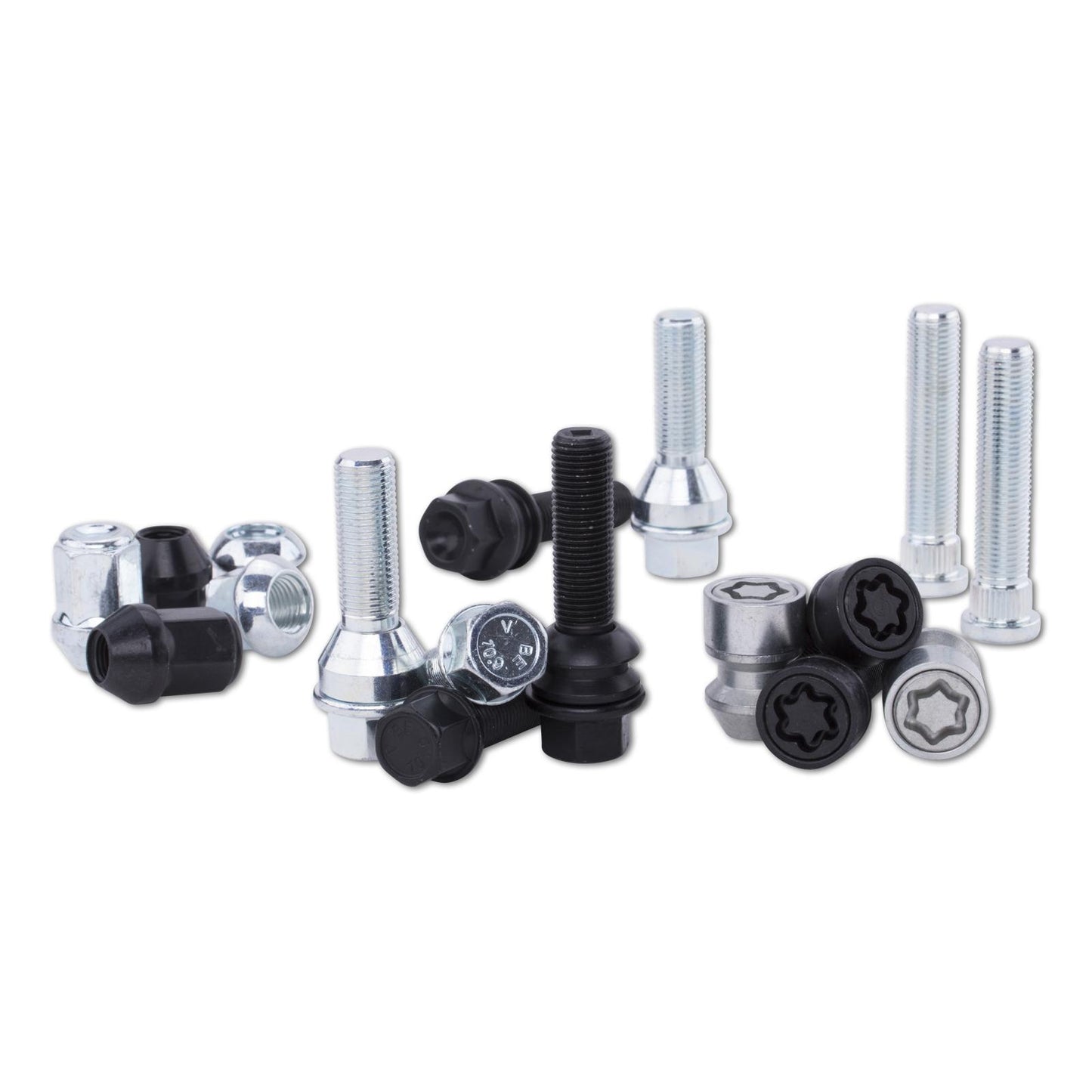 Radschraube M14x1,5x70mm KE60° silber (10 Stk)