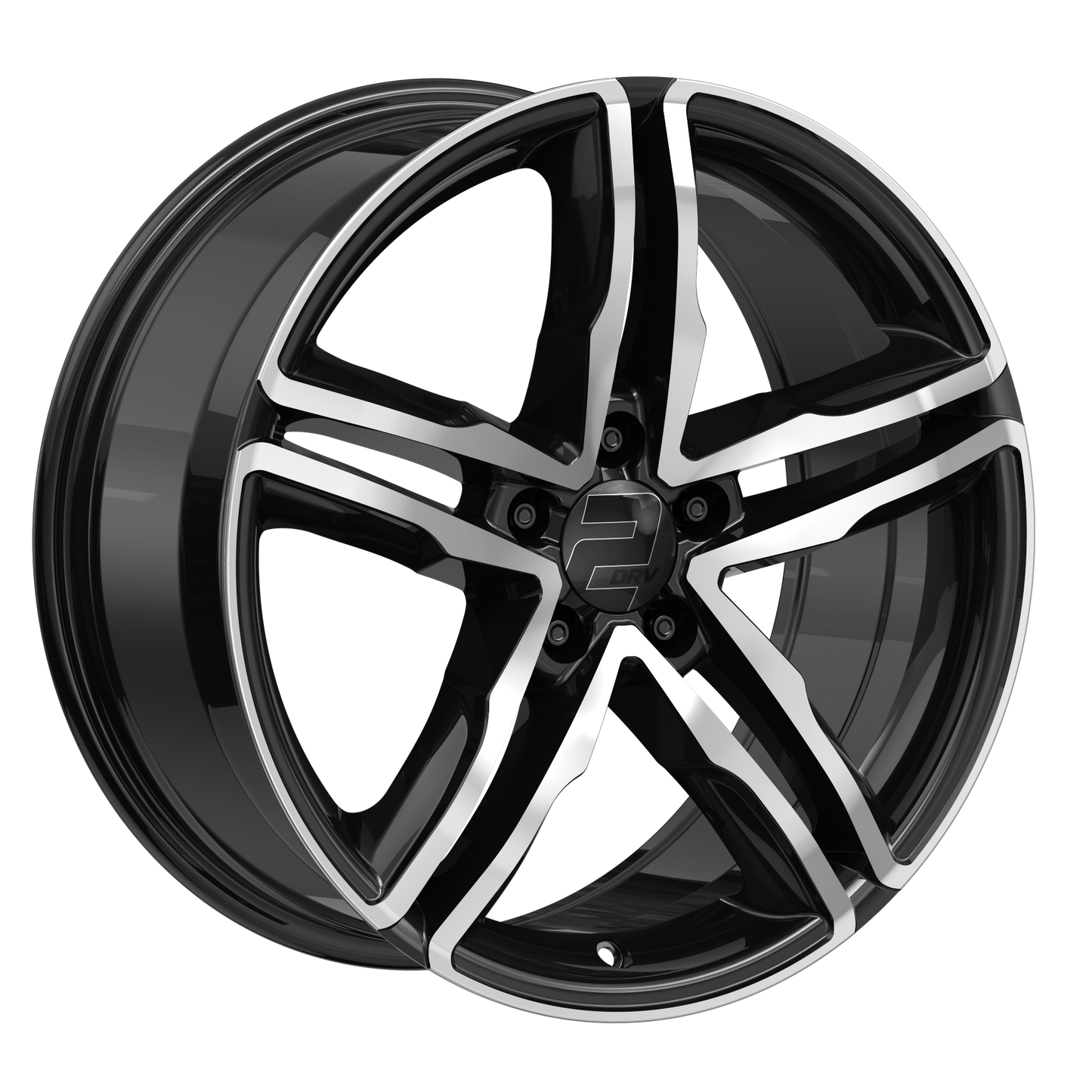 2DRV Felge WH11 Schwarz Hochglanzpoliert