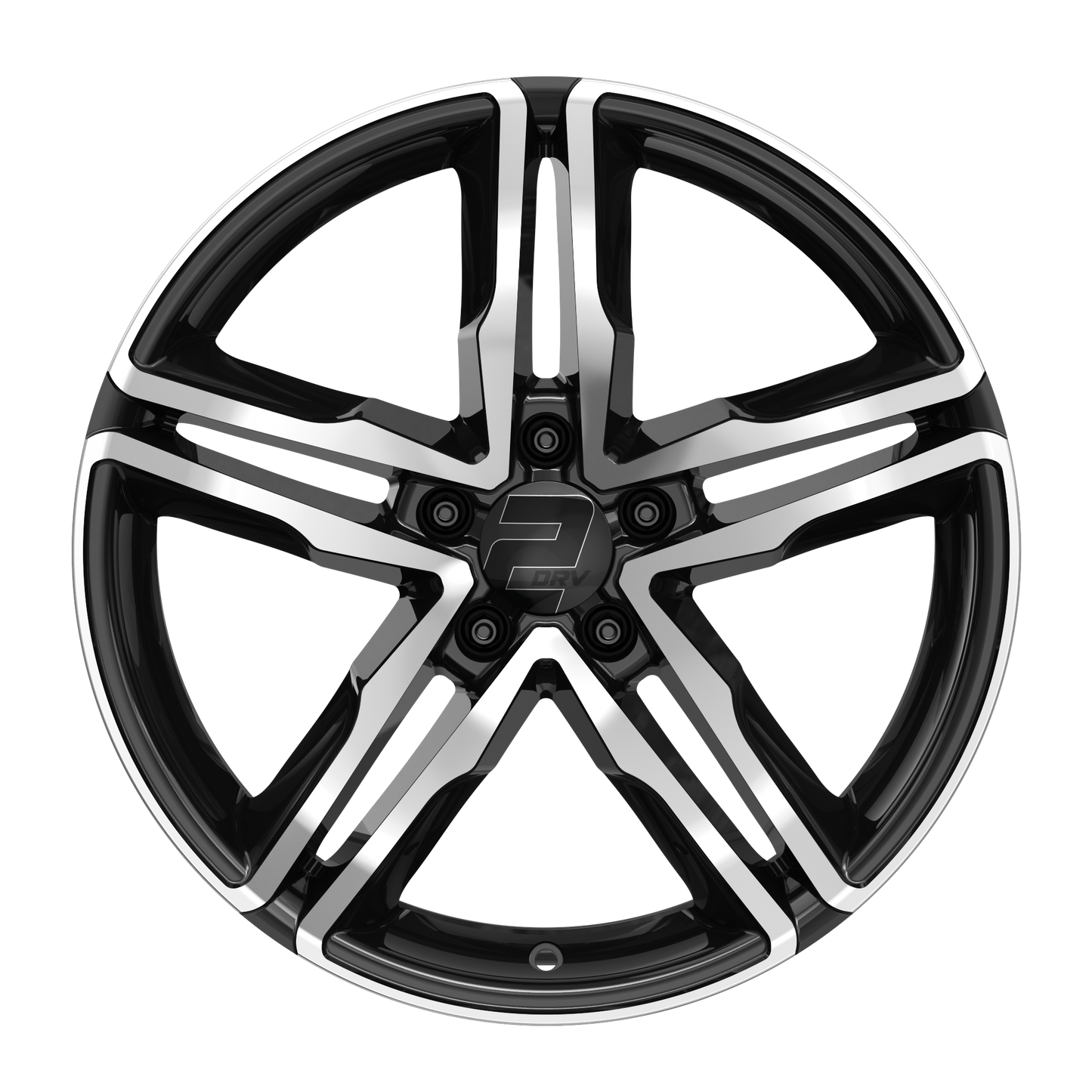 2DRV Felge WH11 Schwarz Hochglanzpoliert