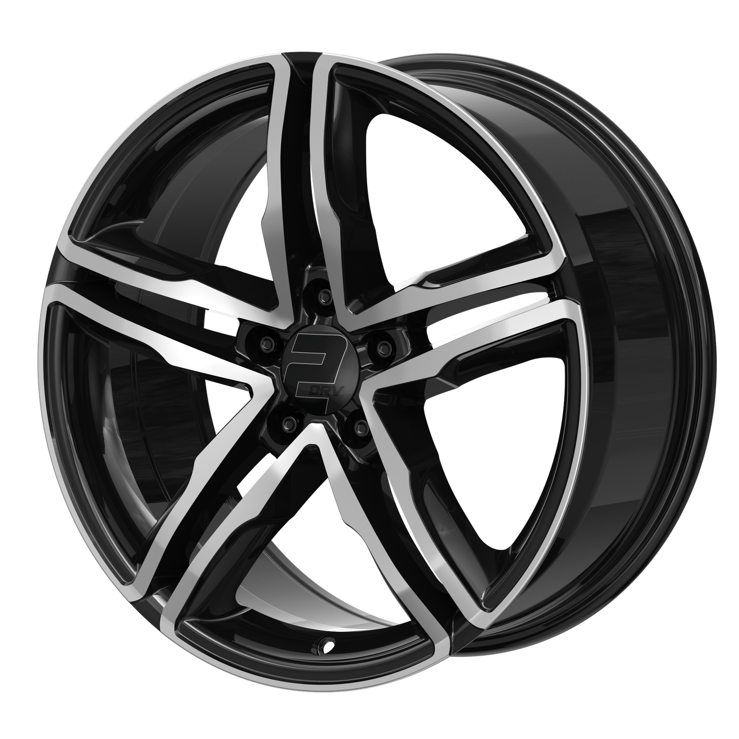 2DRV Felge WH11 Schwarz Hochglanzpoliert