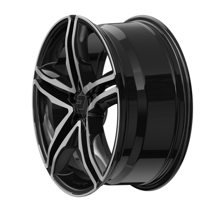 2DRV Felge WH11 Schwarz Hochglanzpoliert