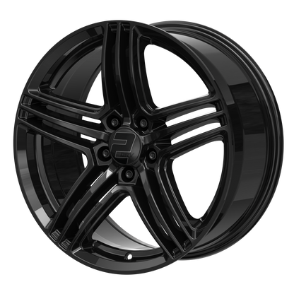 2DRV Felge WH12 Schwarz glänzend lackiert