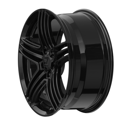 2DRV Felge WH12 Schwarz glänzend lackiert