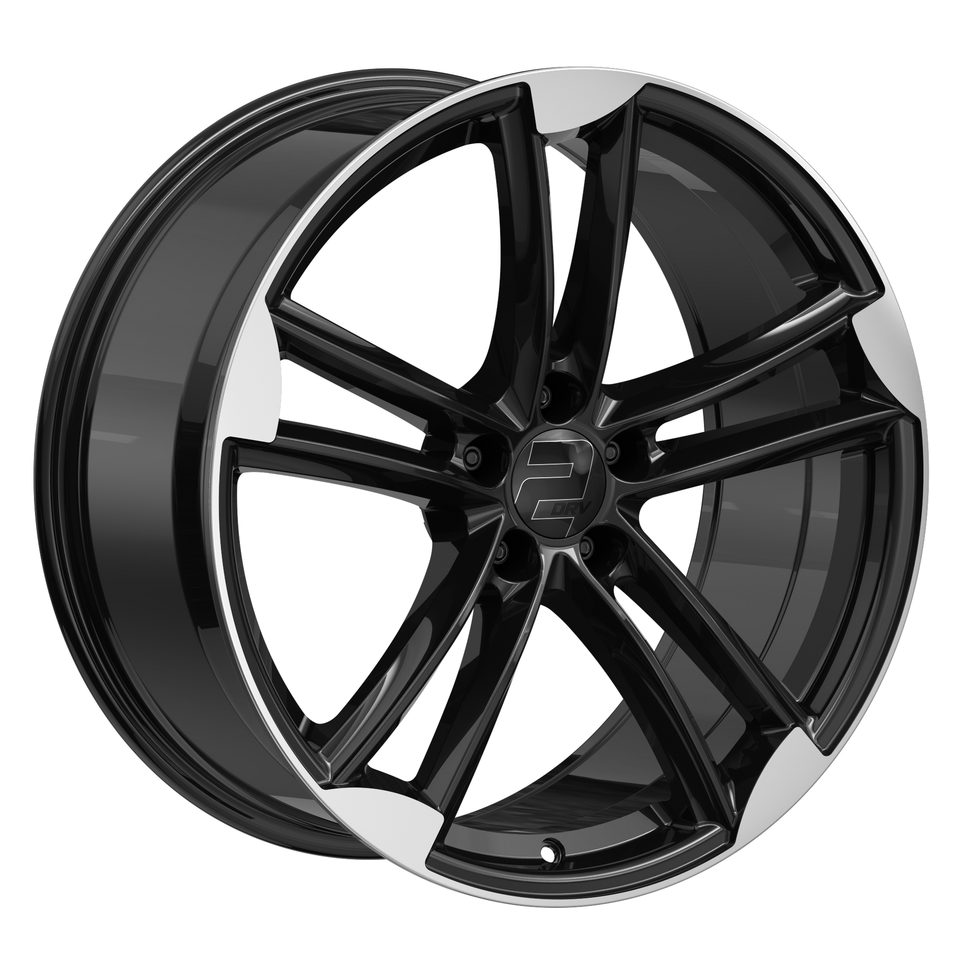 2DRV Felge WH27 Schwarz Hochglanzpoliert