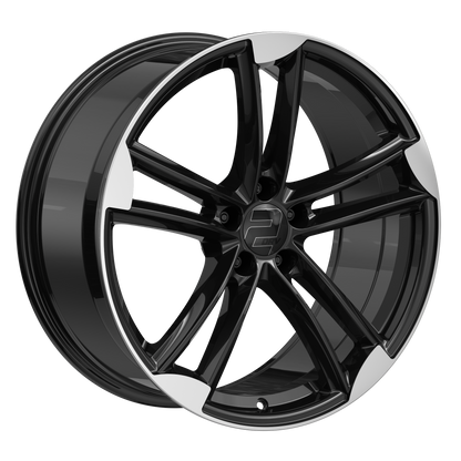 2DRV Felge WH27 Schwarz Hochglanzpoliert