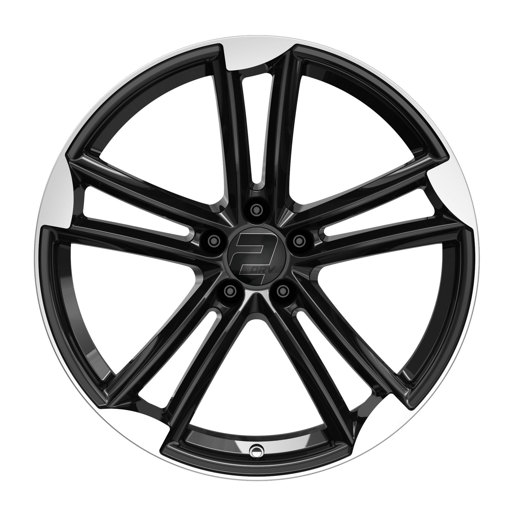 2DRV Felge WH27 Schwarz Hochglanzpoliert