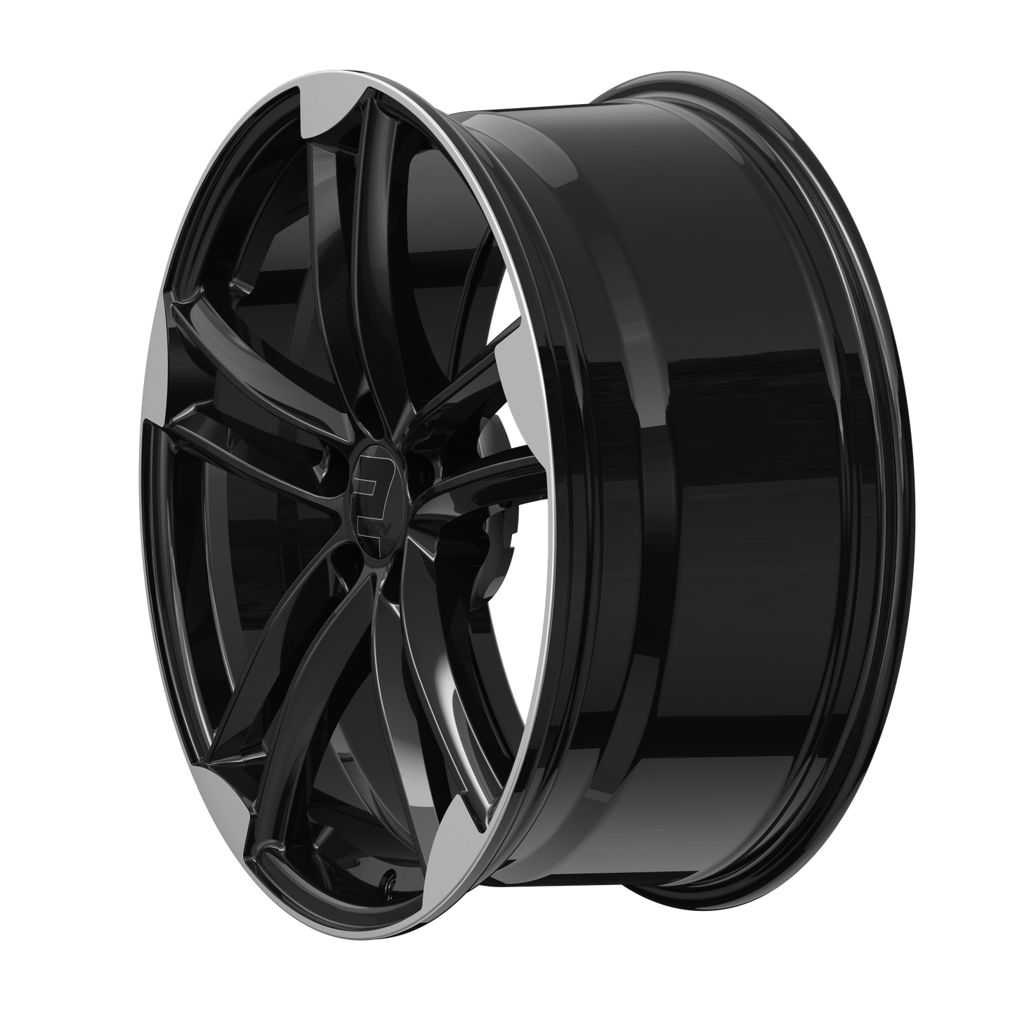 2DRV Felge WH27 Schwarz Hochglanzpoliert