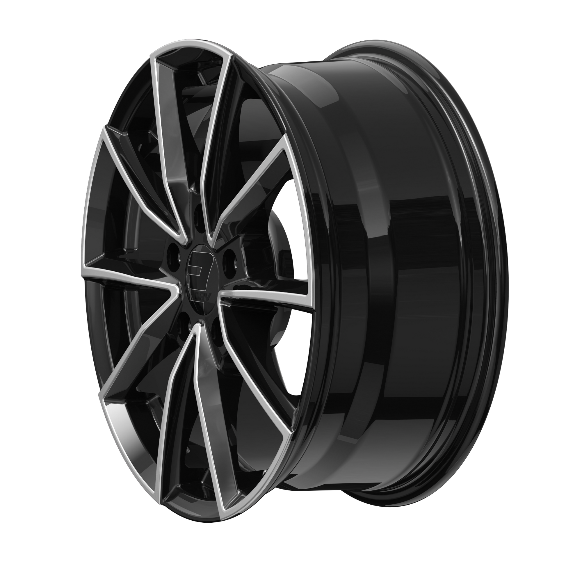 2DRV Felge WH28 Schwarz Hochglanzpoliert