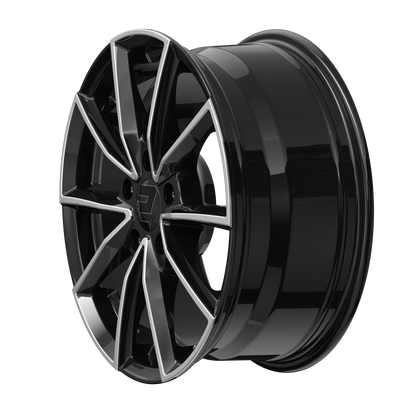 2DRV Felge WH28 Schwarz Hochglanzpoliert