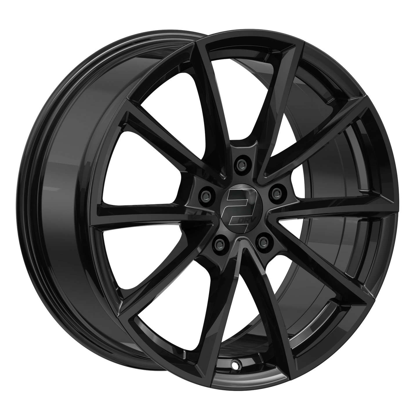 2DRV Felge WH28 Schwarz glänzend lackiert