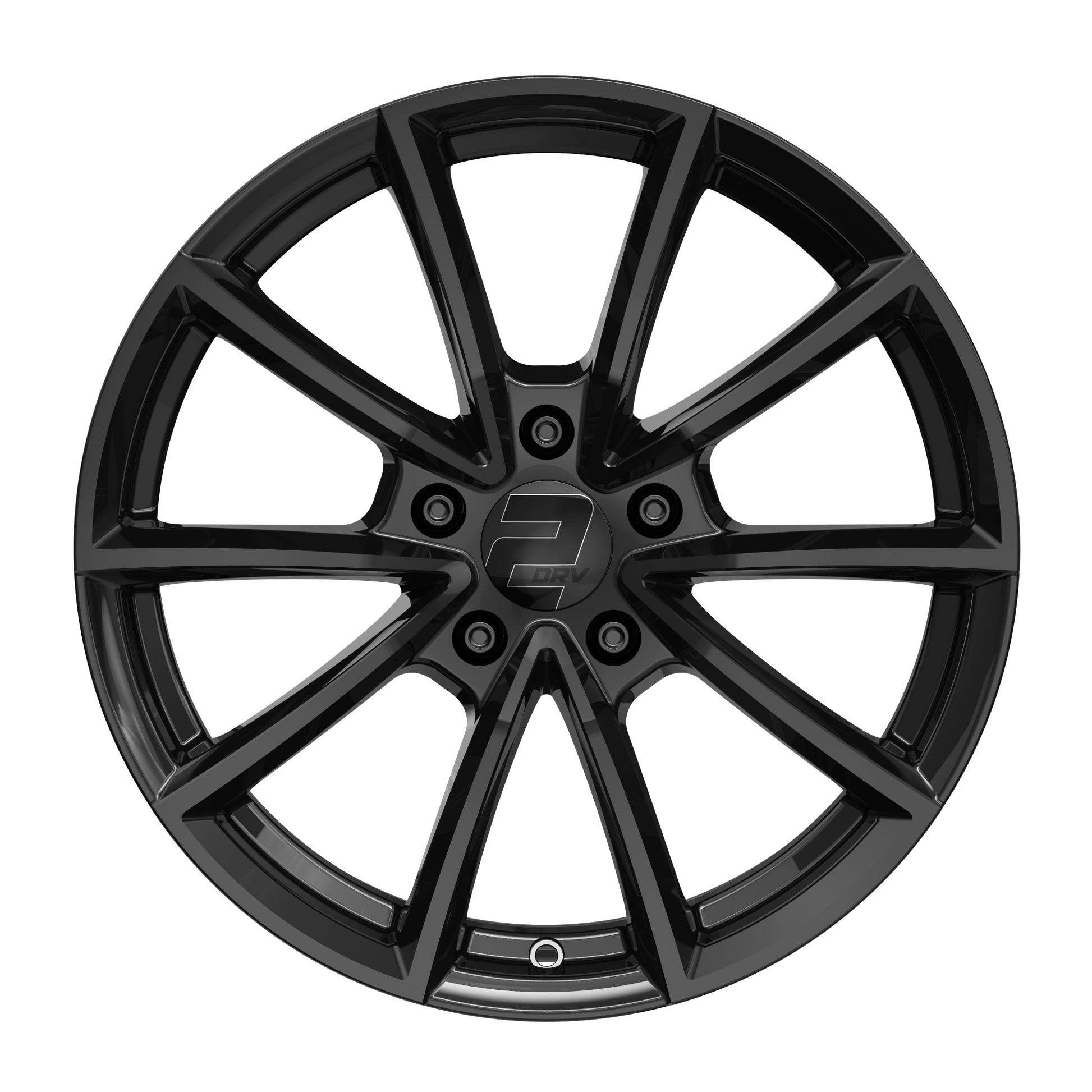 2DRV Felge WH28 Schwarz glänzend lackiert