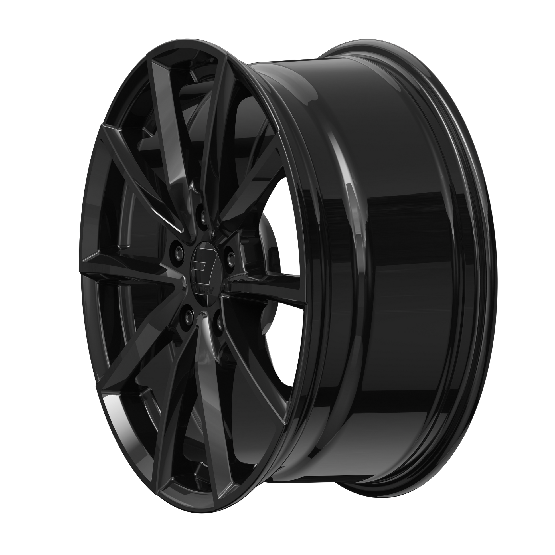 2DRV Felge WH28 Schwarz glänzend lackiert