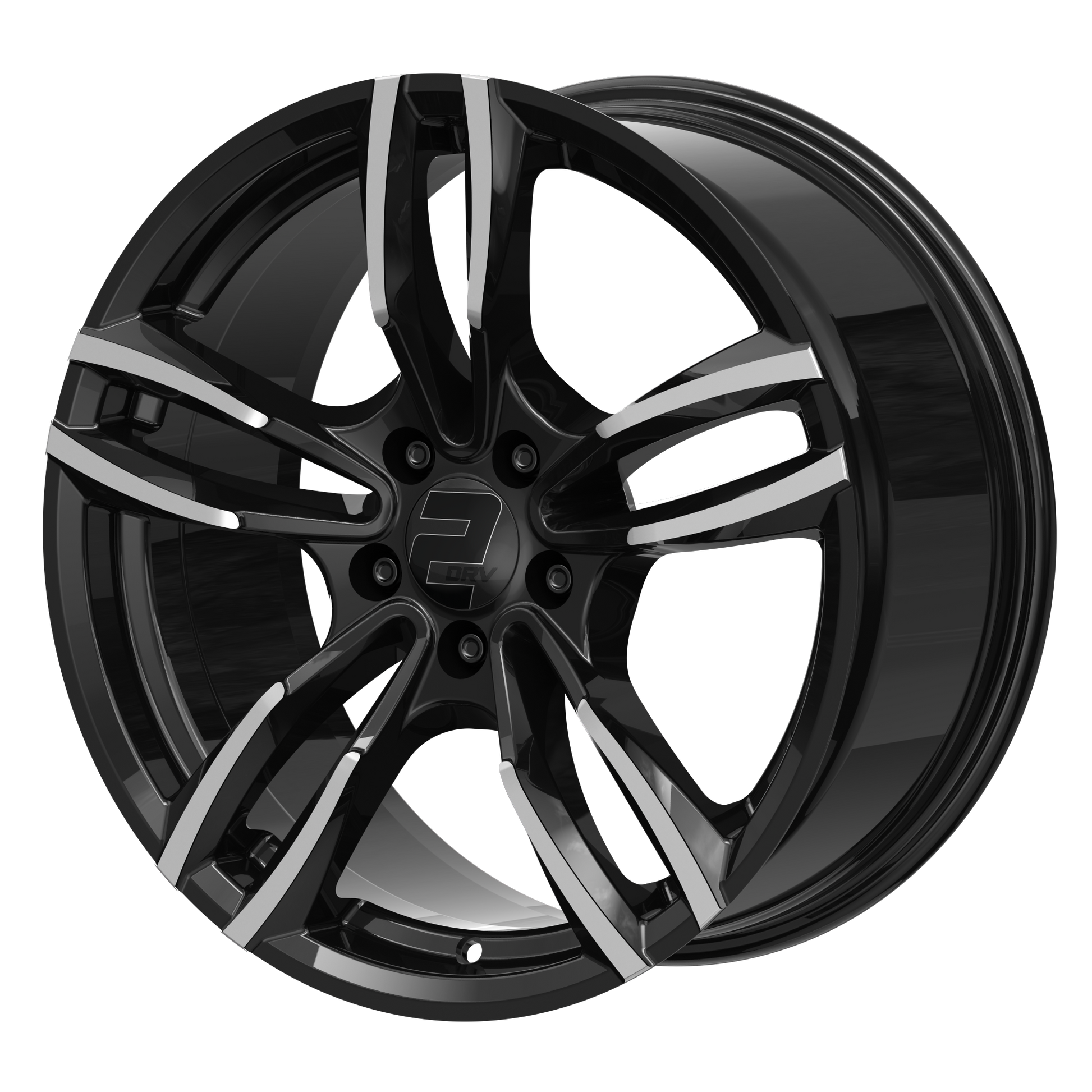 2DRV Felge WH29 Schwarz Hochglanzpoliert