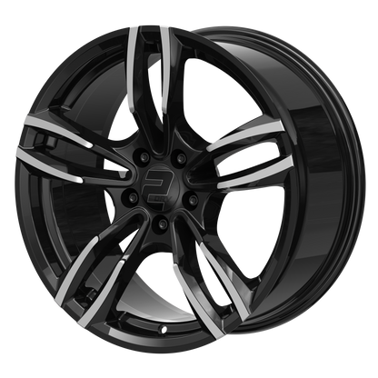 2DRV Felge WH29 Schwarz Hochglanzpoliert