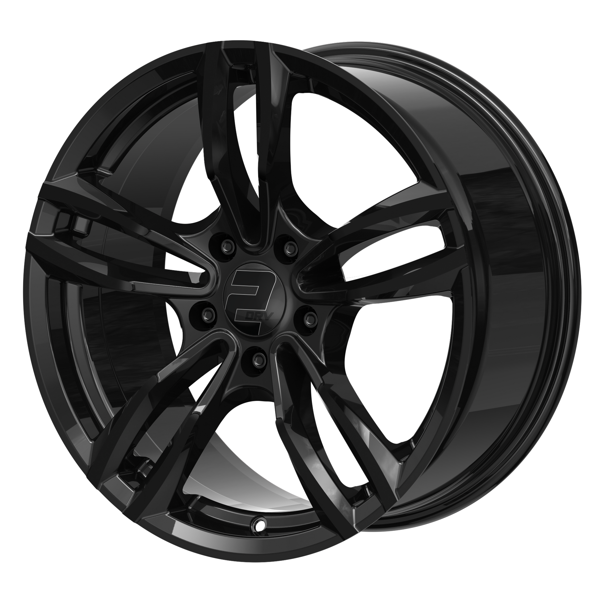 2DRV Felge WH29 Schwarz glänzend lackiert