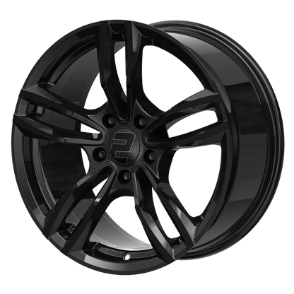 2DRV Felge WH29 Schwarz glänzend lackiert