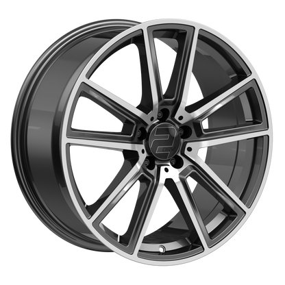 2DRV Felge WH30 Daytona Grau Hochglanzpoliert